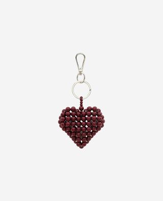 The Kooples F BORDEAUX bordeaux heart bag jewel