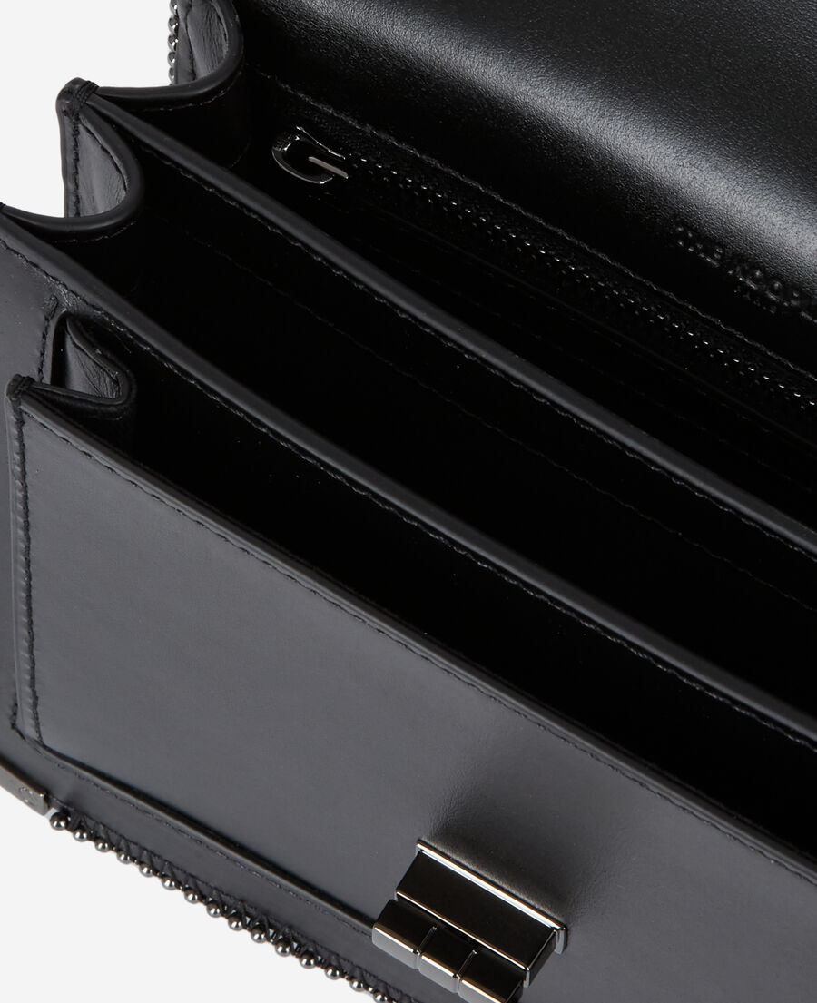 small emily bag in black leather