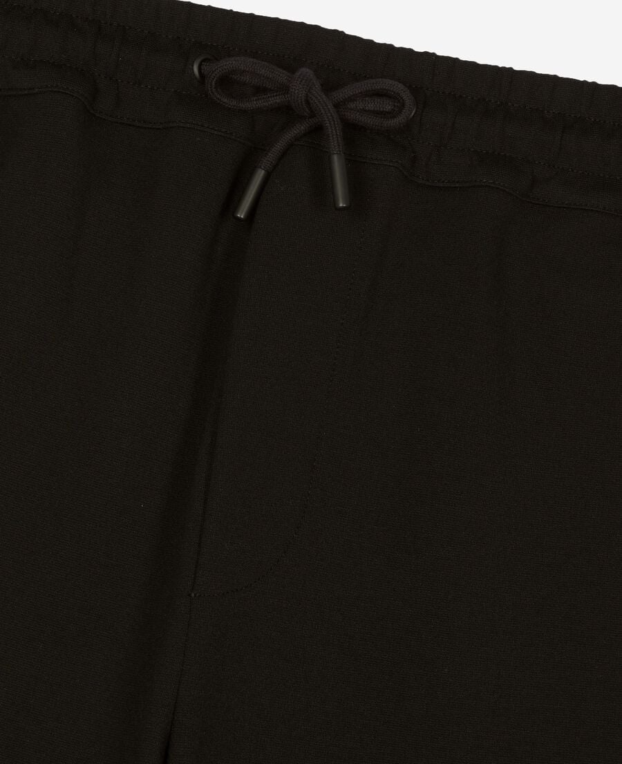 The Kooples HOMME BLACK pantalon en milano noir