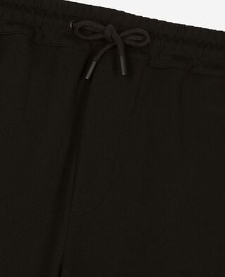 The Kooples HOMME BLACK pantalon en milano noir