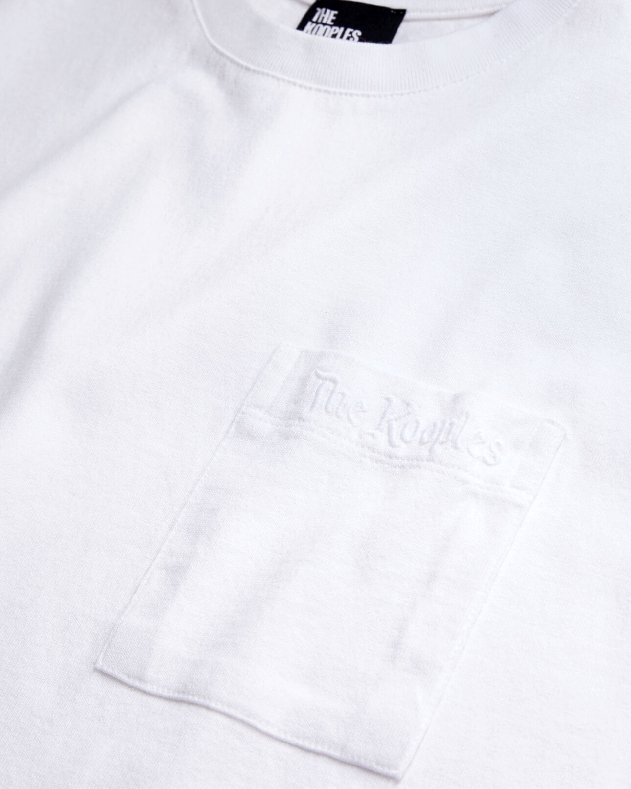 The Kooples WOMEN WHITE white t-shirt with logo