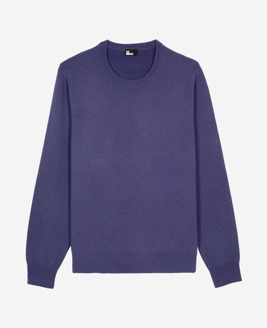 The Kooples MEN BLUE ATLANTIQUE blue cashmere sweater