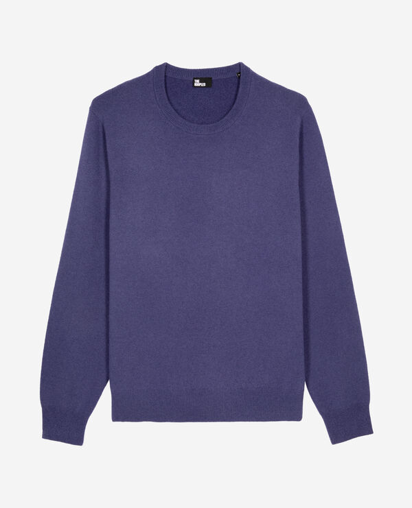 The Kooples HOMME BLUE ATLANTIQUE pull en cachemire bleu
