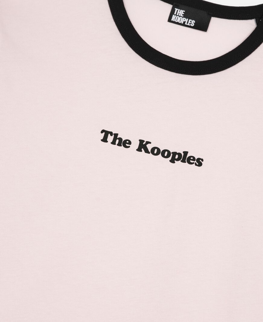The Kooples WOMEN LILA t-shirt with pale pink screen print