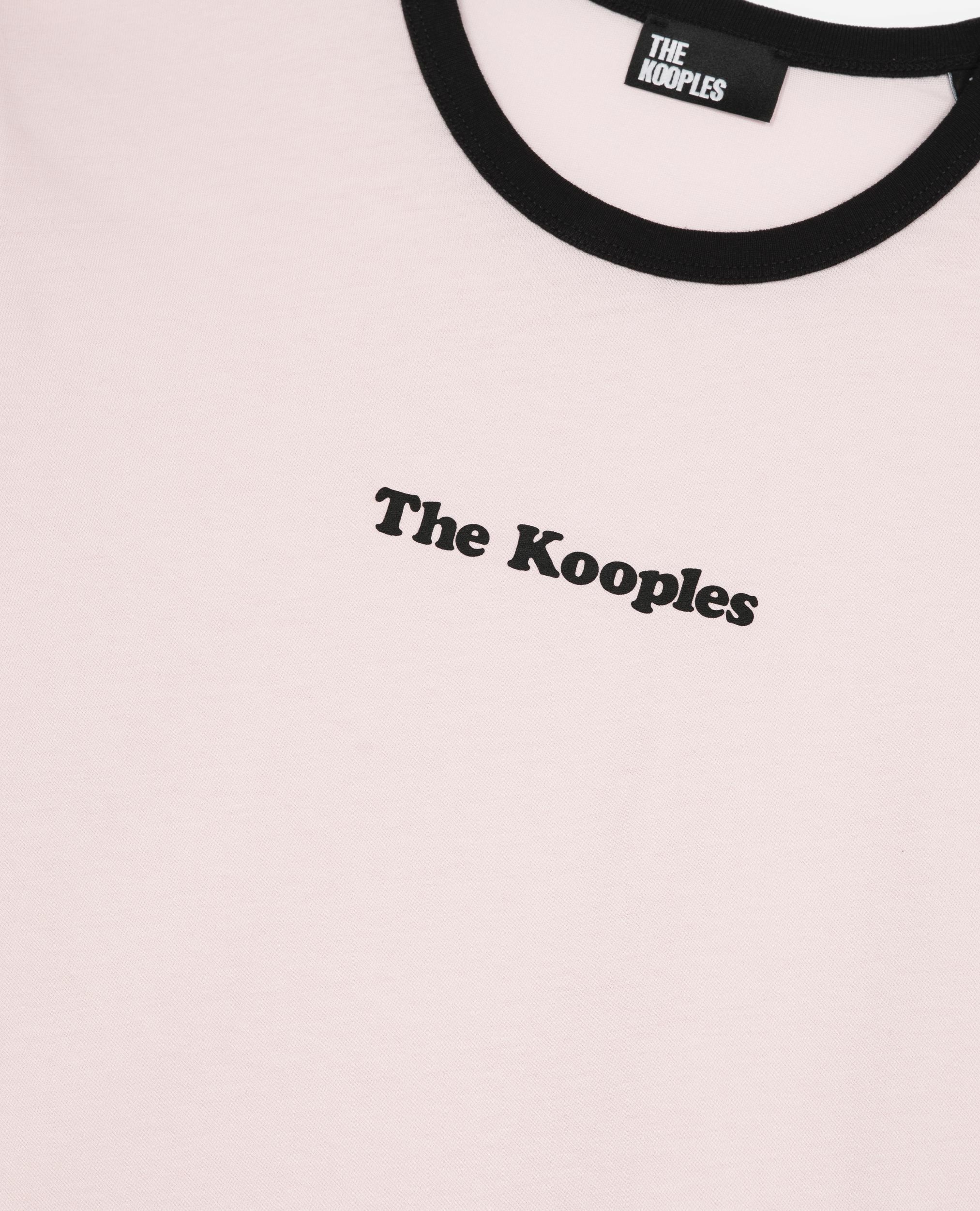 T-shirt with pale pink screen print, LILA, hi-res image number null