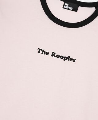 The Kooples WOMEN LILA t-shirt with pale pink screen print