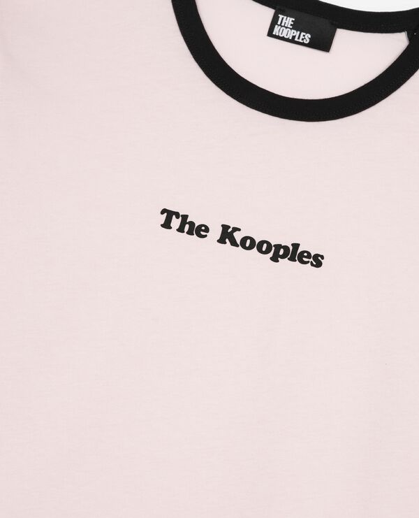 The Kooples WOMEN LILA t-shirt with pale pink screen print