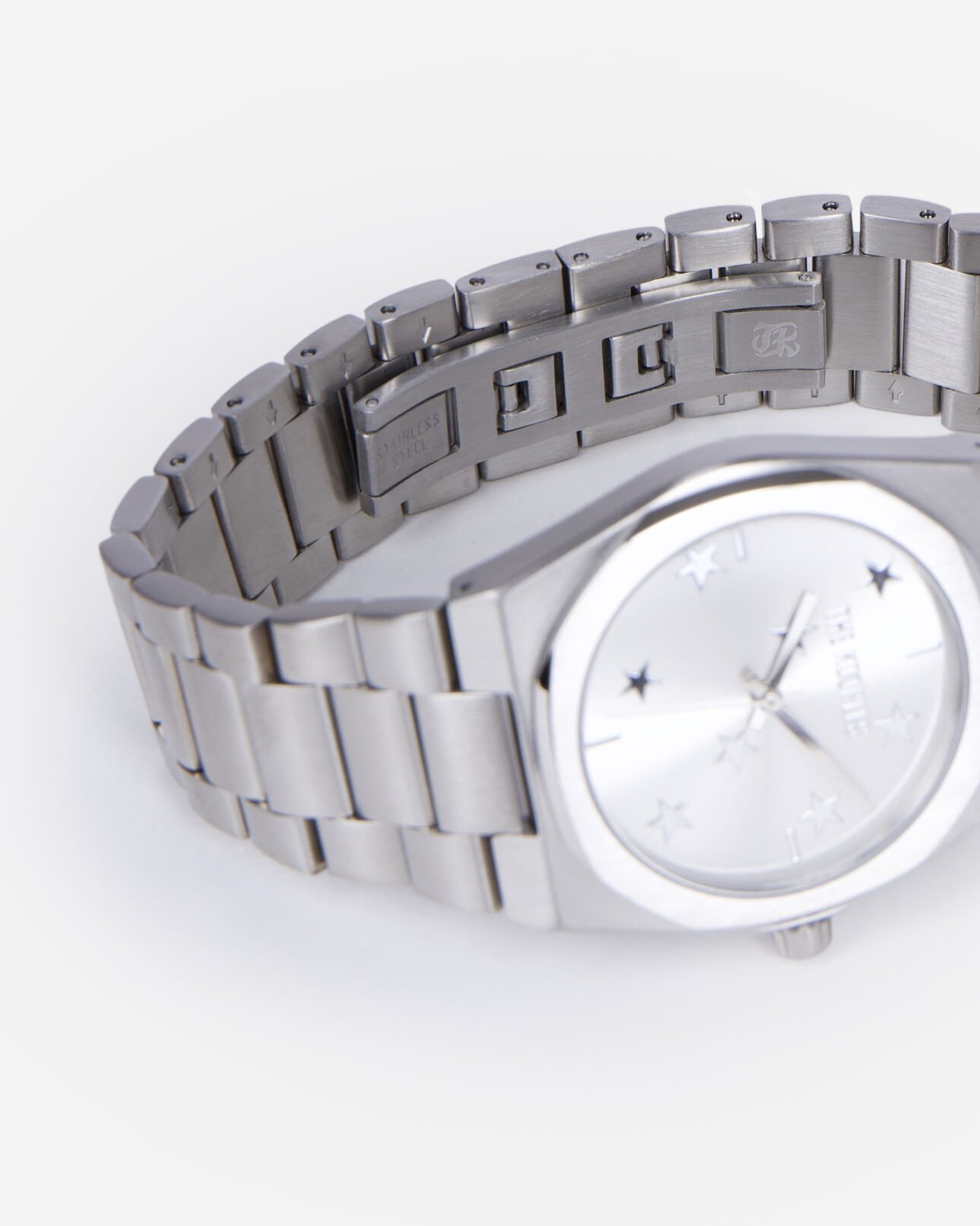 The Kooples MIXTE SILVER montre avec étoiles argentée