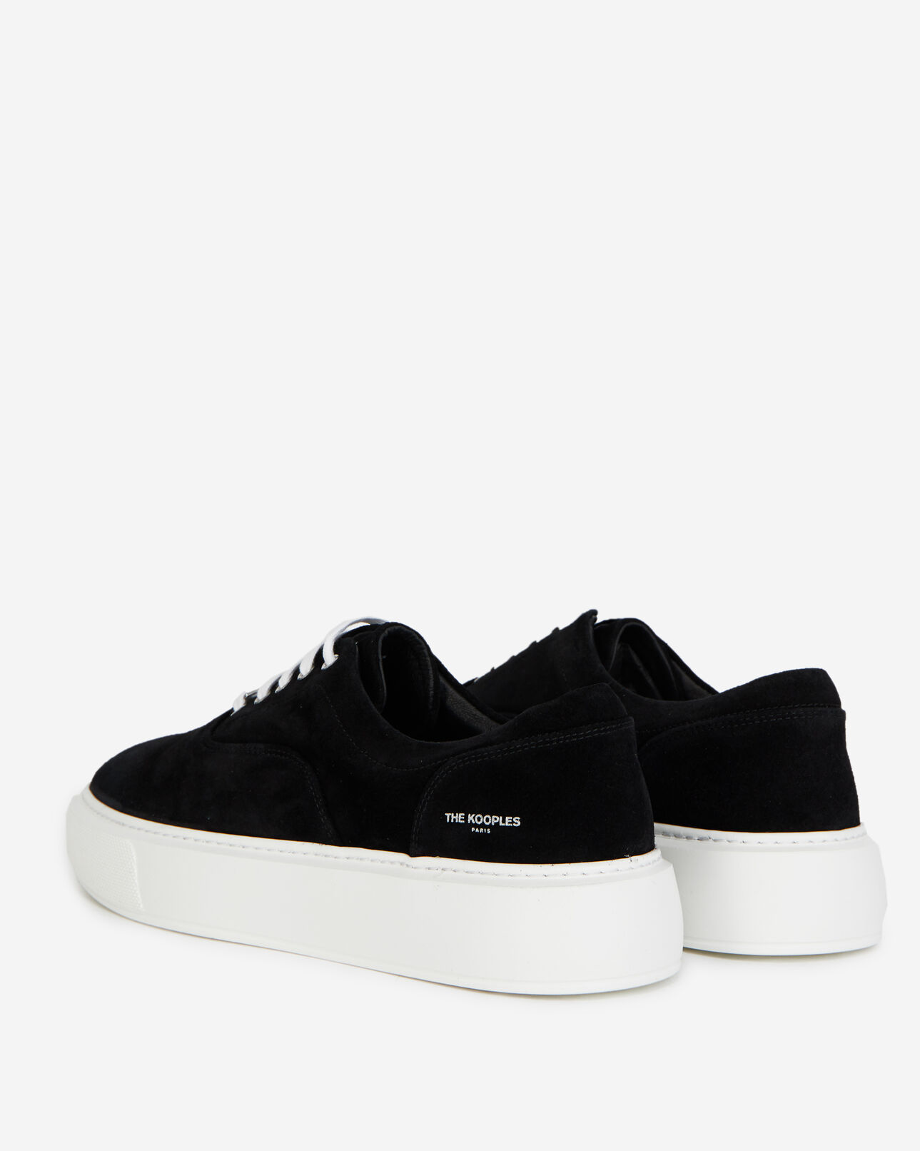 The Kooples MEN BLACK black trainers with contrasting sole