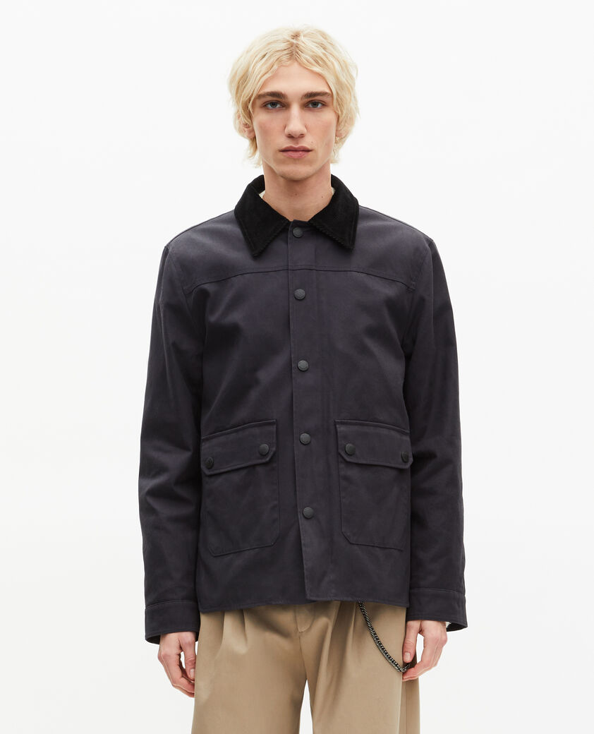 The Kooples H DARK NAVY navy cotton jacket