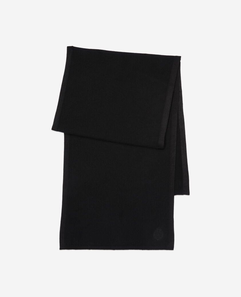The Kooples MIXED BLACK black cashmere scarf