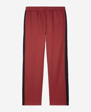 The Kooples MEN BURGUNDY wide burgundy jogging bottoms