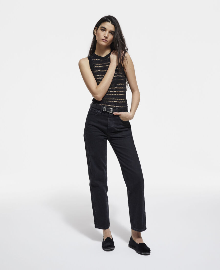 cotton black top