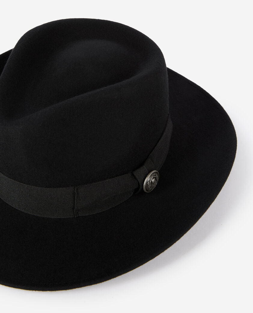 The Kooples MIXTE BLACK chapeau en laine noir