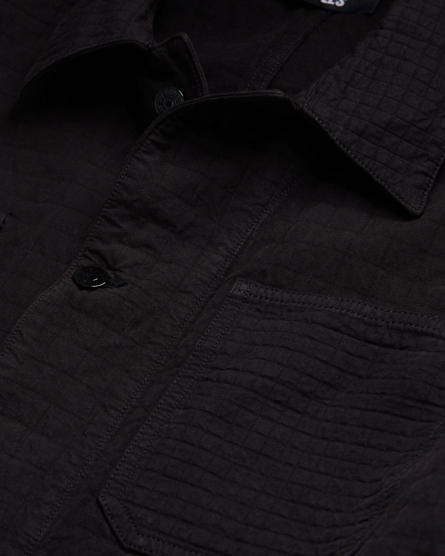Black work jacket, BLACK, hi-res image number null