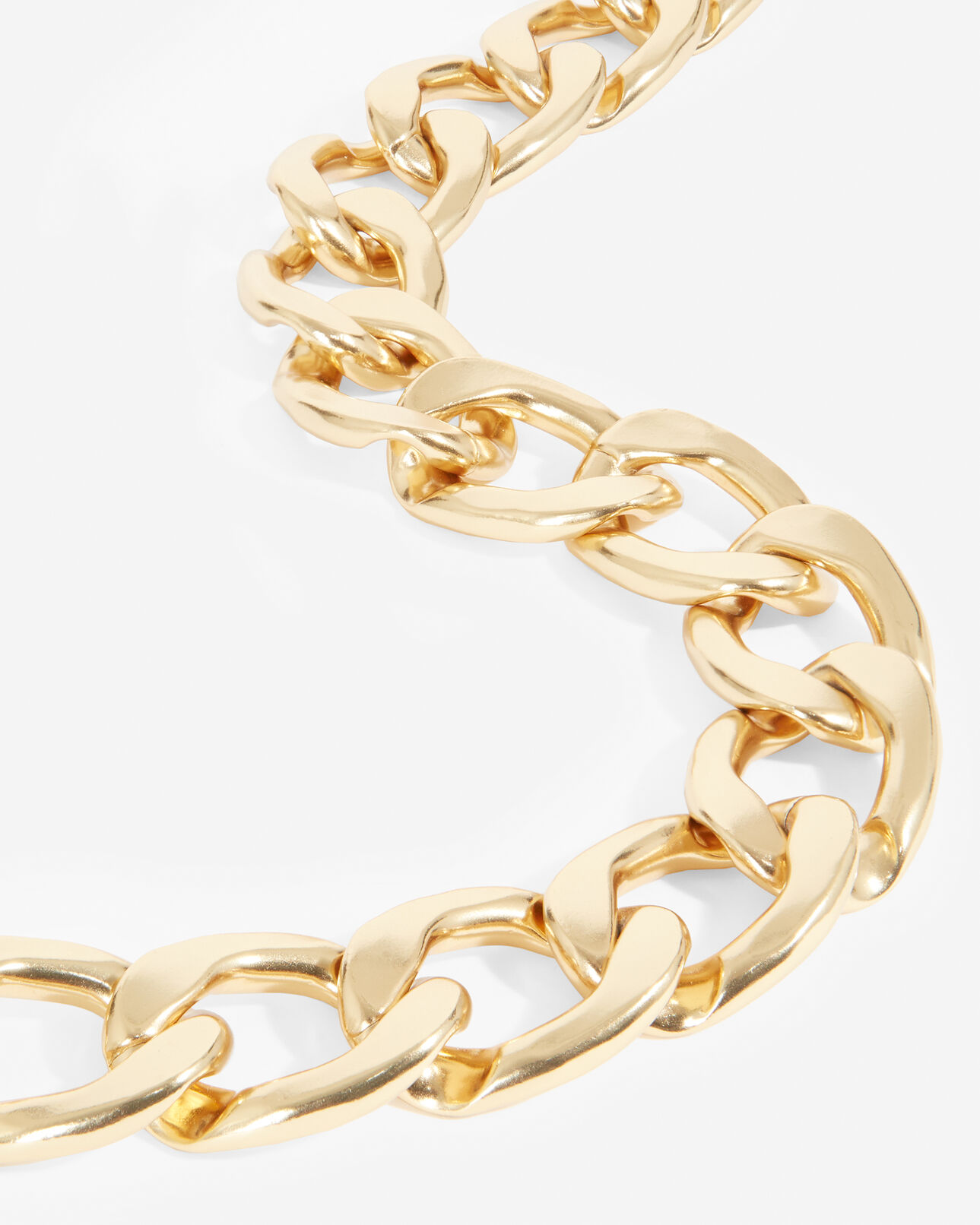 The Kooples FEMME GOLD collier doré métal à gros maillons