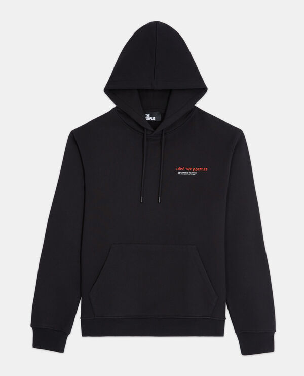 sudadera i love kooples negra para hombre