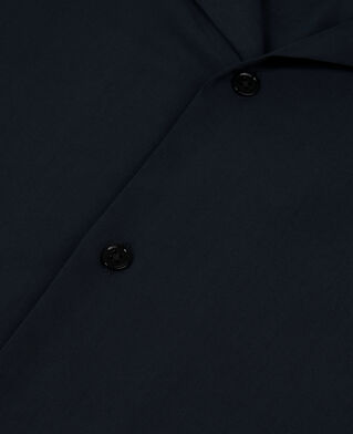 The Kooples HOMME NAVY chemise manches courtes bleu marine