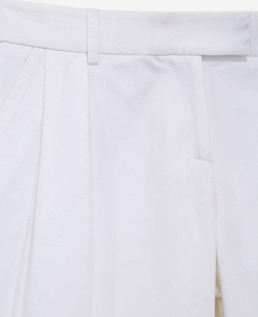 The Kooples MUJER WHITE pantalón ancho blanco