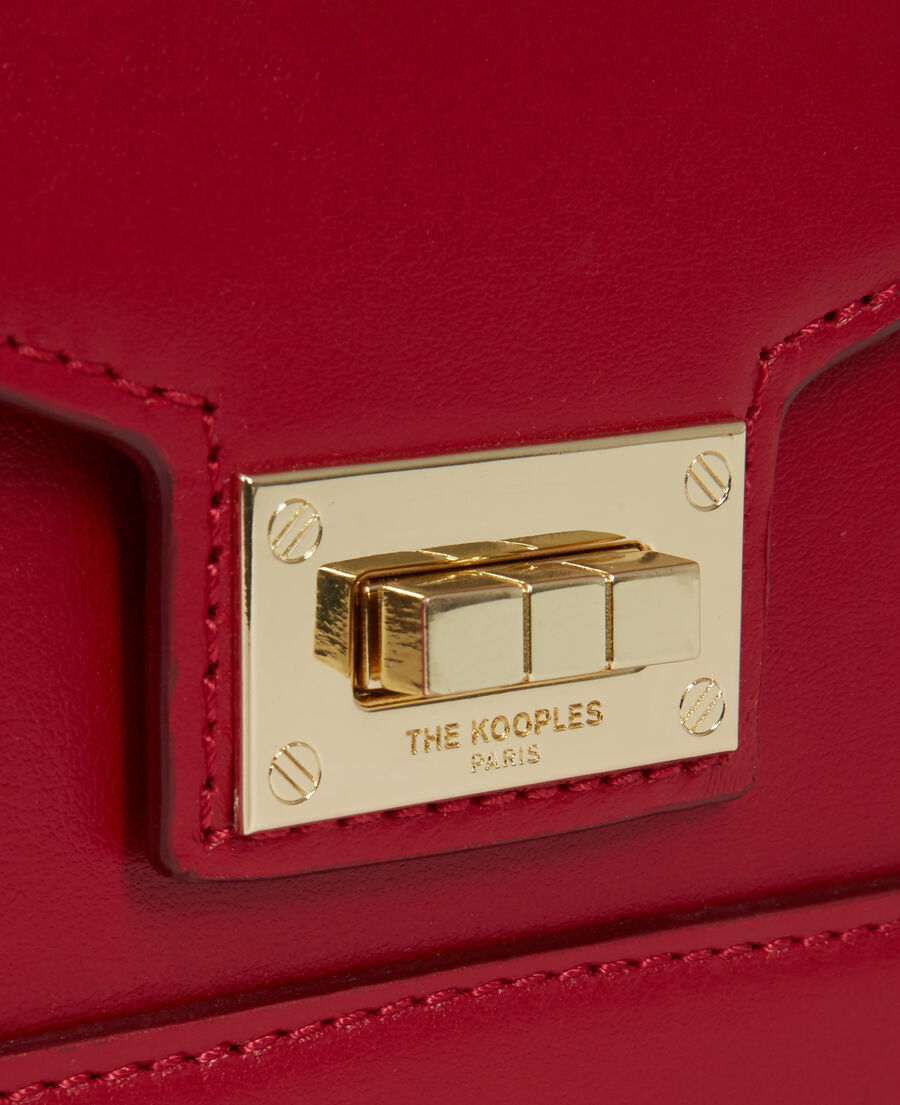 bolso emily iconic rojo carmín medium