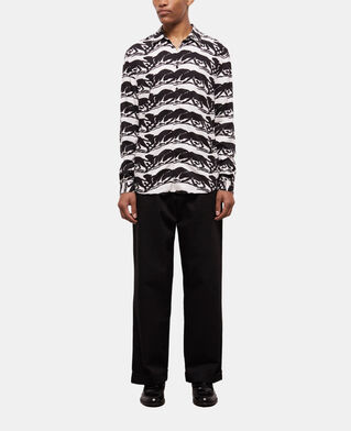 The Kooples H BLACK / WHITE printed shirt