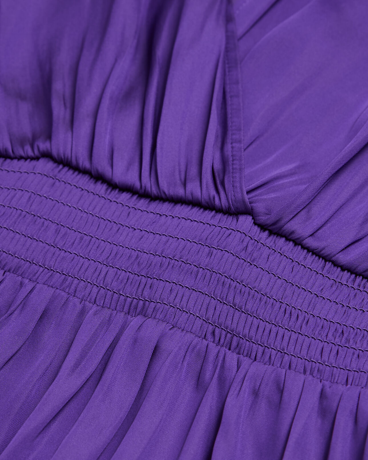 The Kooples WOMEN PURPLE short purple dress with ruffles