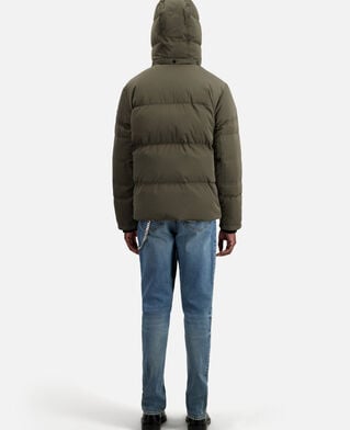 The Kooples HOMME KAKI doudoune kaki à capuche