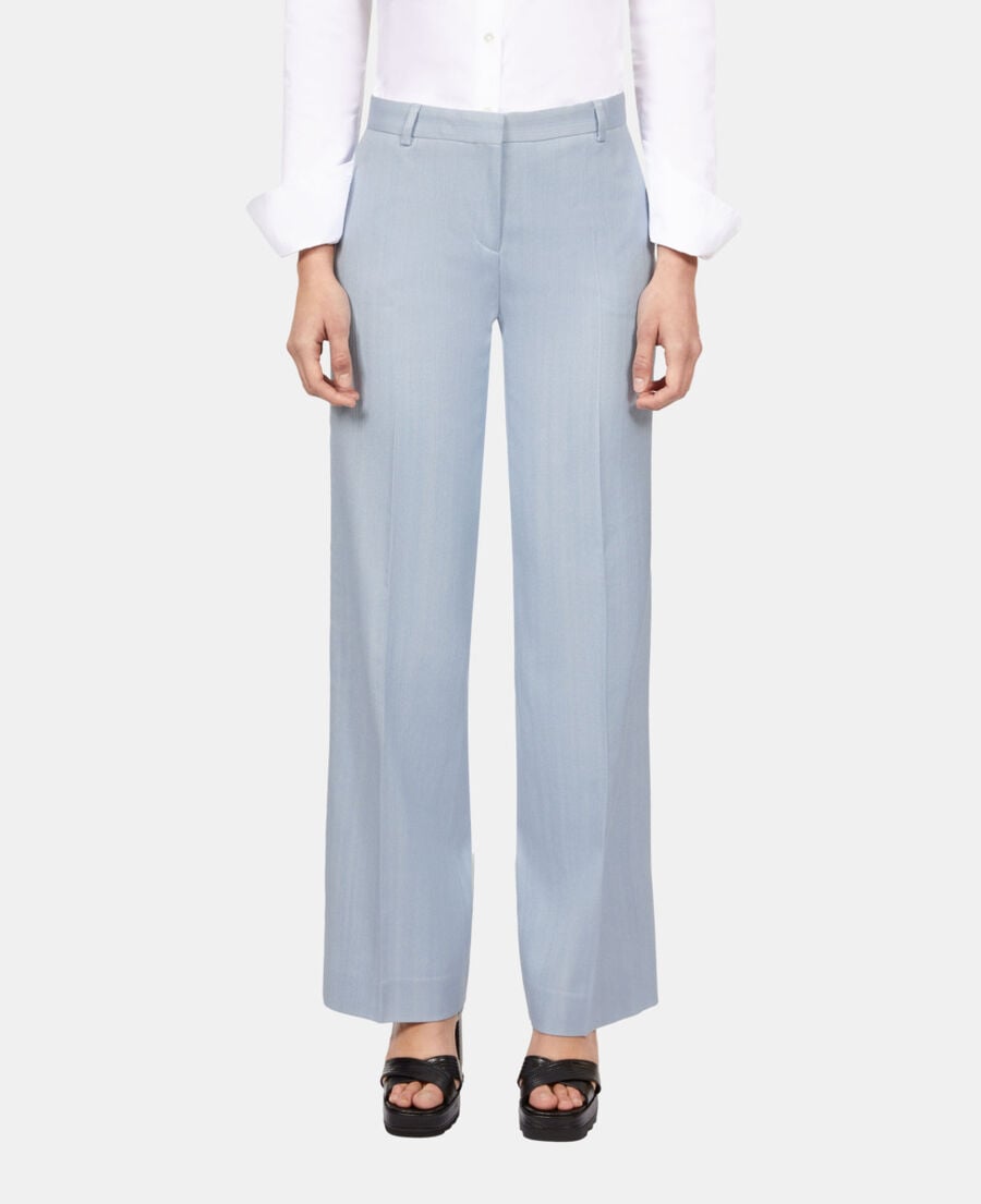 The Kooples WOMEN LAVENDER blue suit trousers