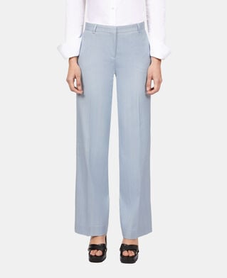 The Kooples WOMEN LAVENDER blue suit trousers