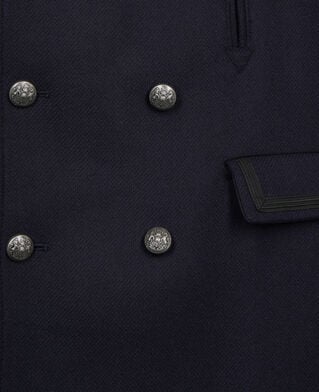 The Kooples HOMME DARK NAVY caban style officier bleu marine