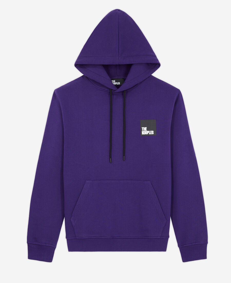 sweatshirt à logo violet