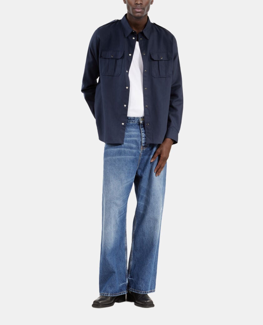 The Kooples HOMBRE NAVY camisa azul marino