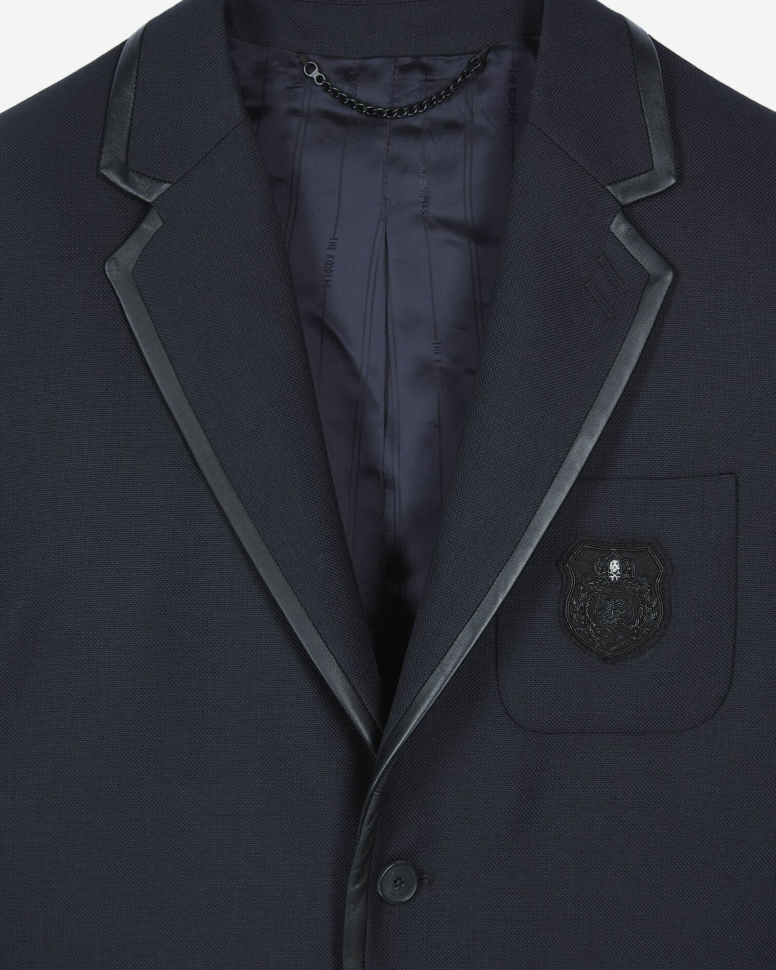 Veste en laine mélangée bleu marine, DARK NAVY, hi-res image number null