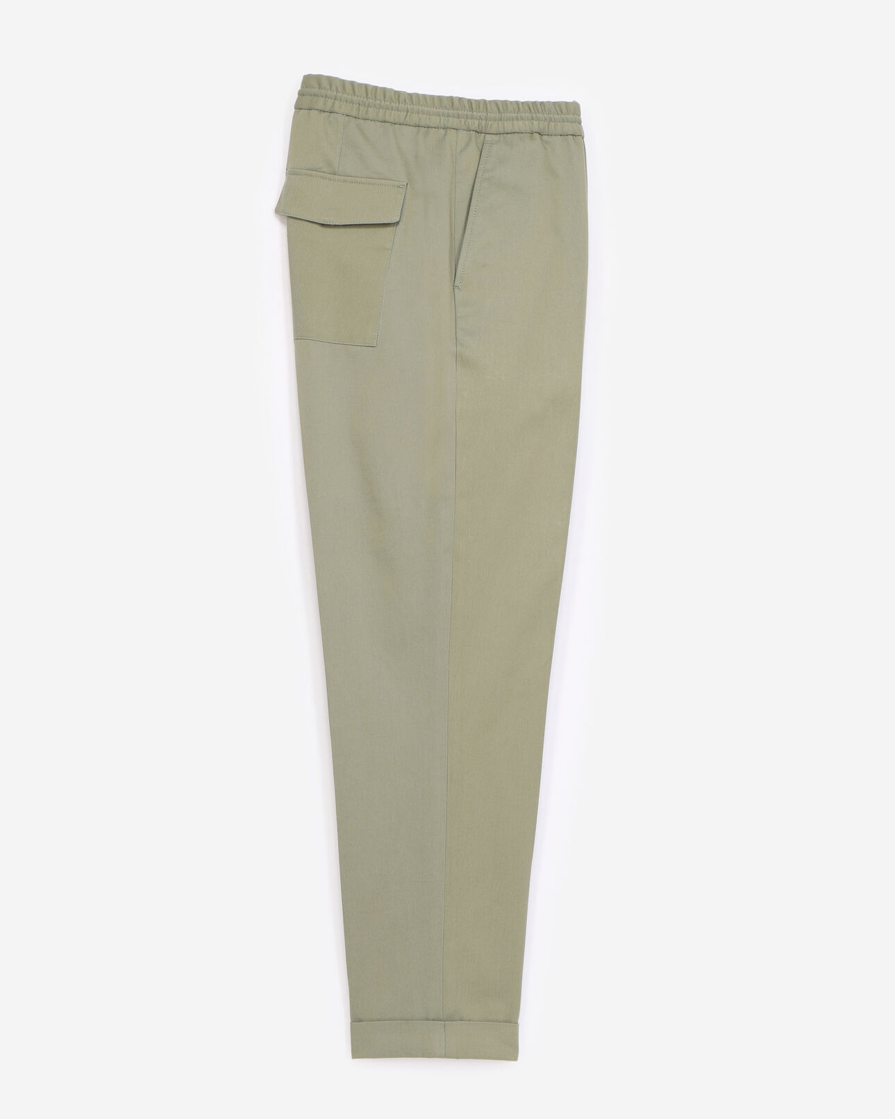 The Kooples HOMBRE KAKI pantalón algodón caqui cintura elástica