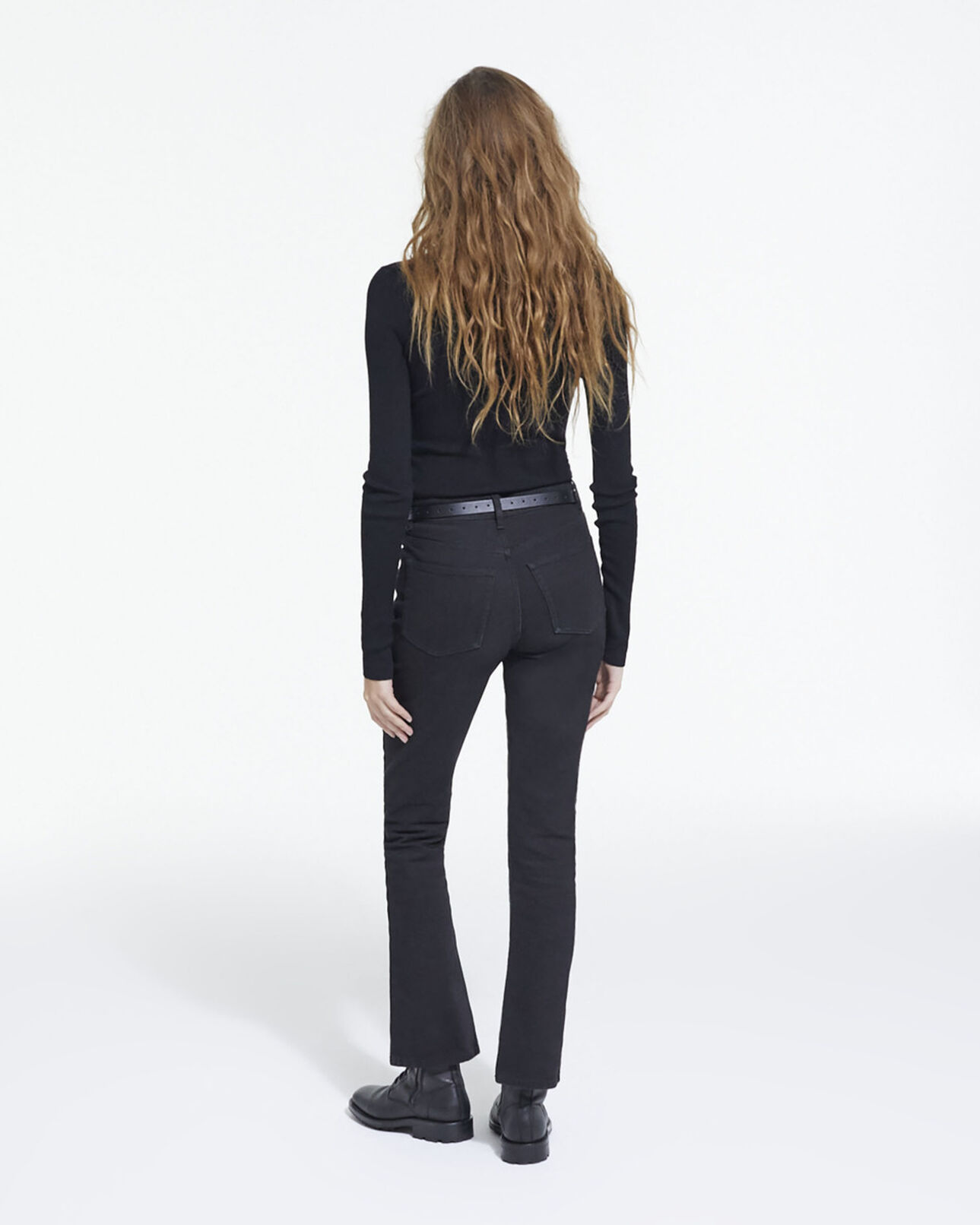The Kooples MUJER BLACK jersey lana negro