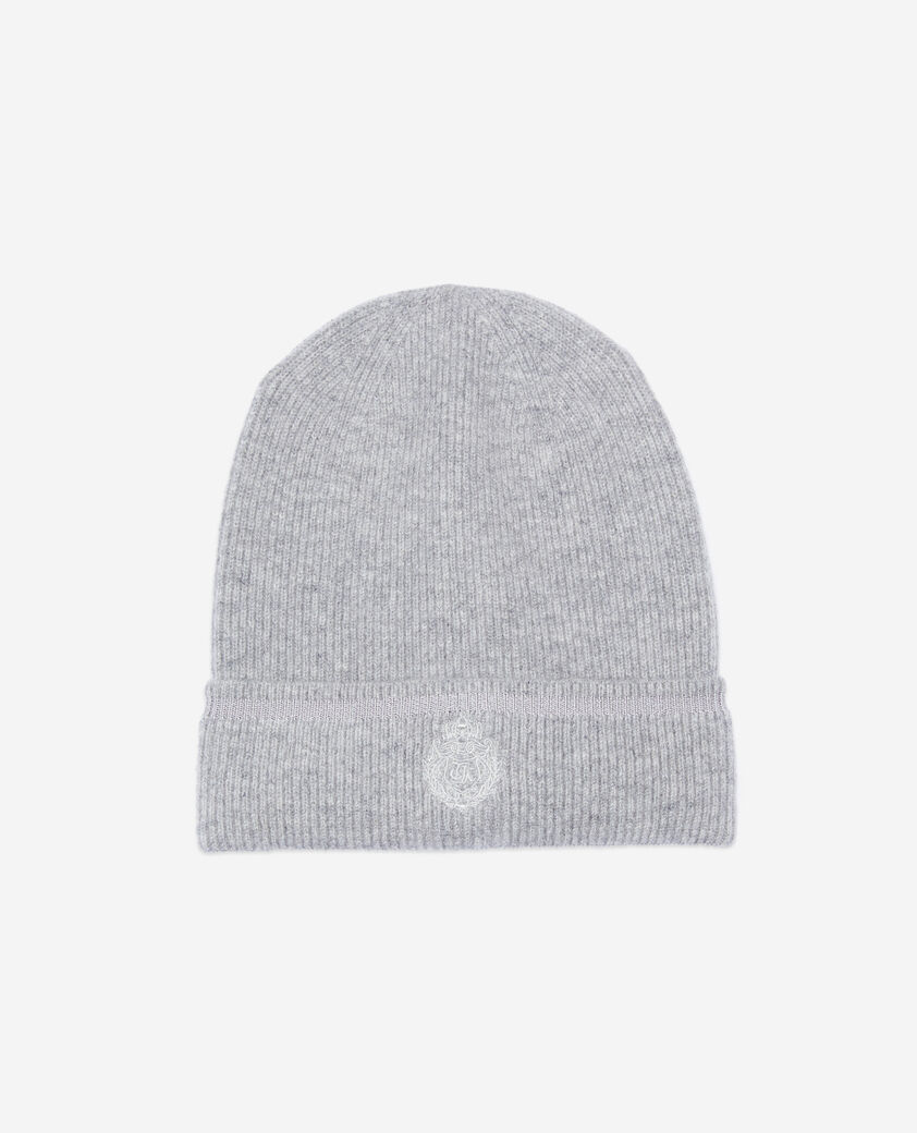 The Kooples MIXTE MIDDLE GREY MEL bonnet en cachemire gris