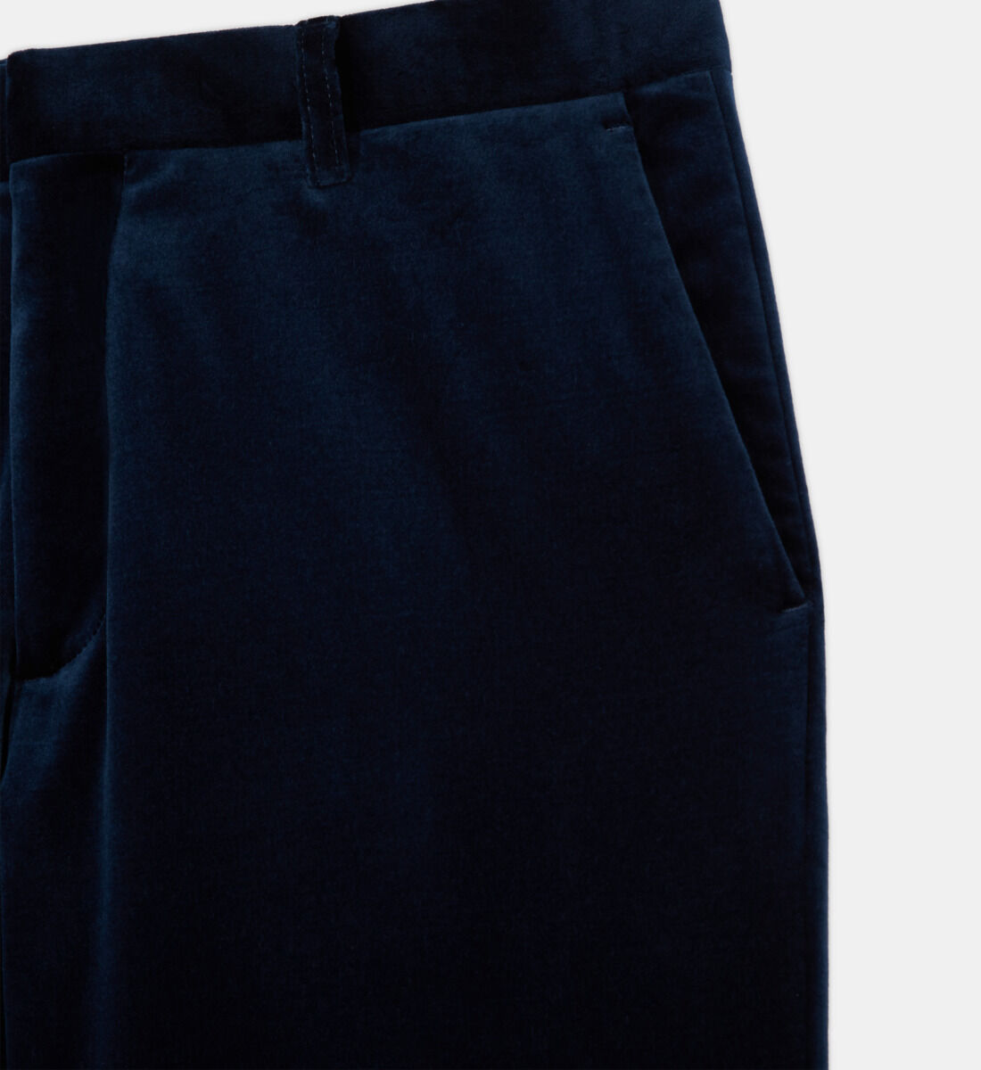 Blue velvet suit pants The Kooples