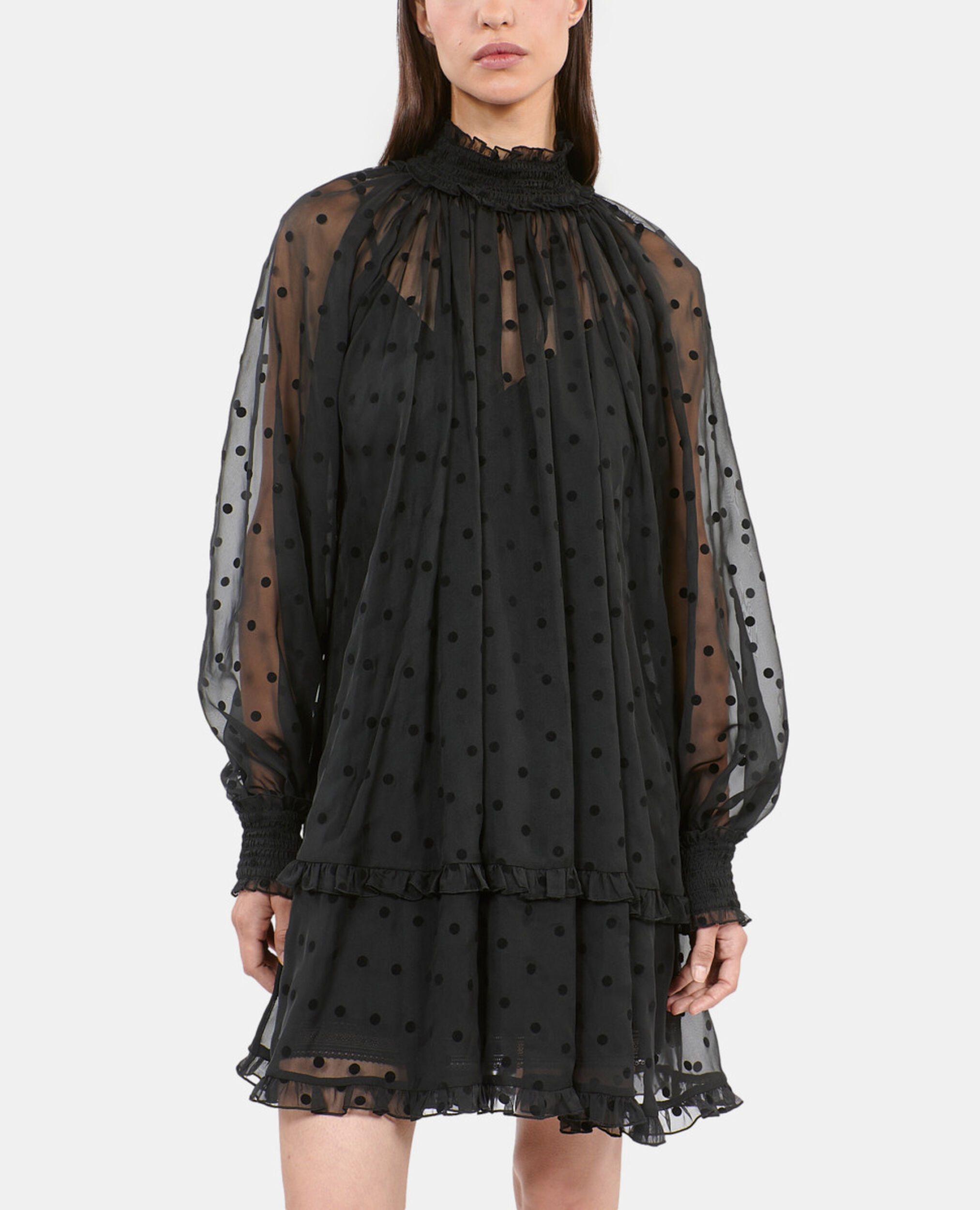 Short black dress, BLACK, hi-res image number null