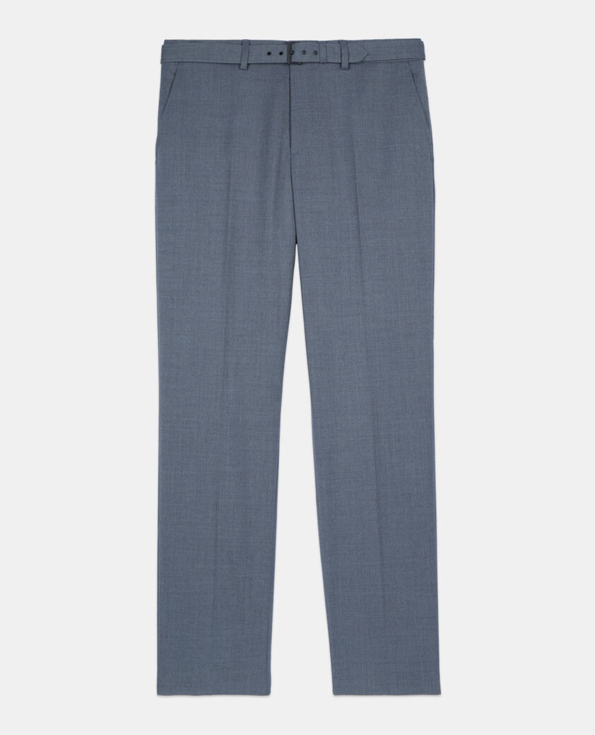 The Kooples MEN BLUE blue wool suit trousers