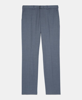 The Kooples MEN BLUE blue wool suit trousers