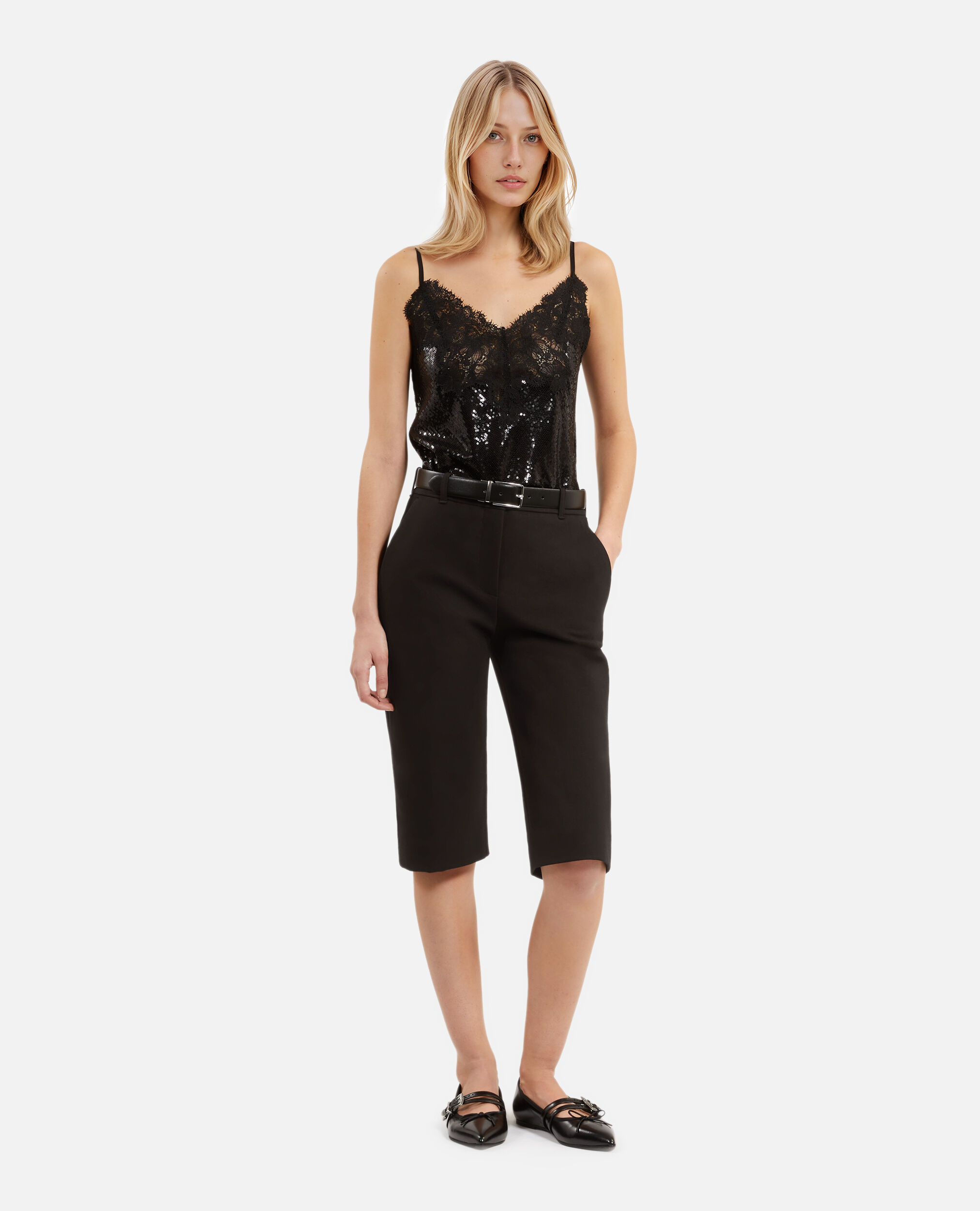 Bermuda capri noir, BLACK, hi-res image number null