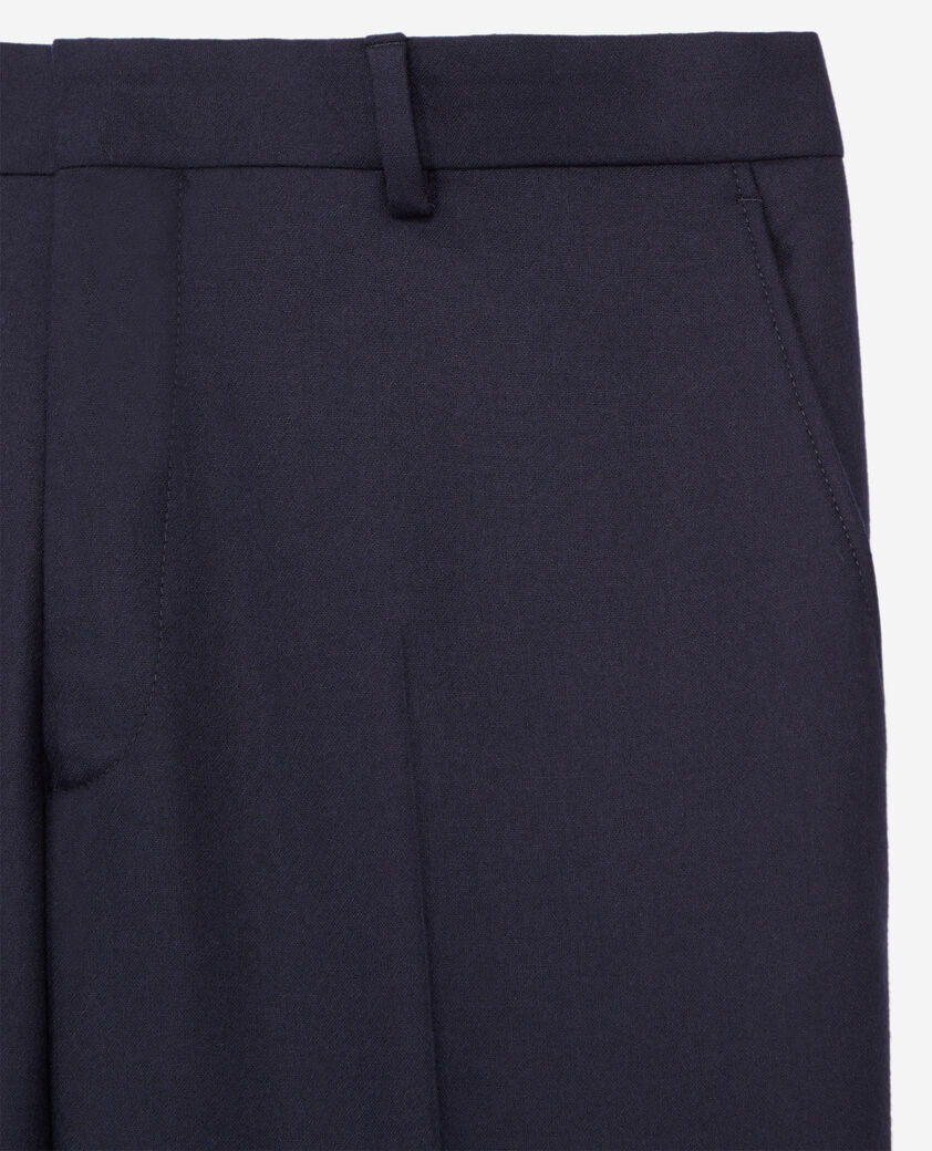 The Kooples HERREN null marineblaue anzughose aus flanell