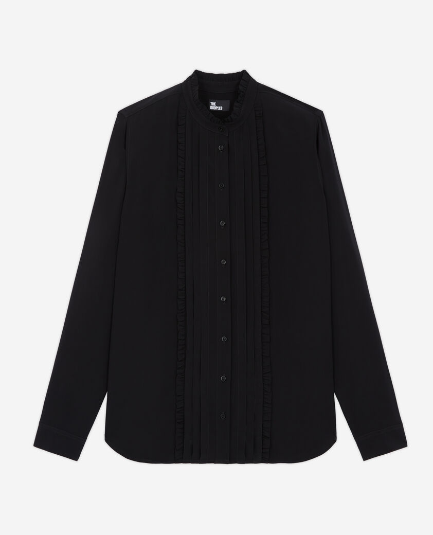 The Kooples WOMEN BLACK black flowing shirt