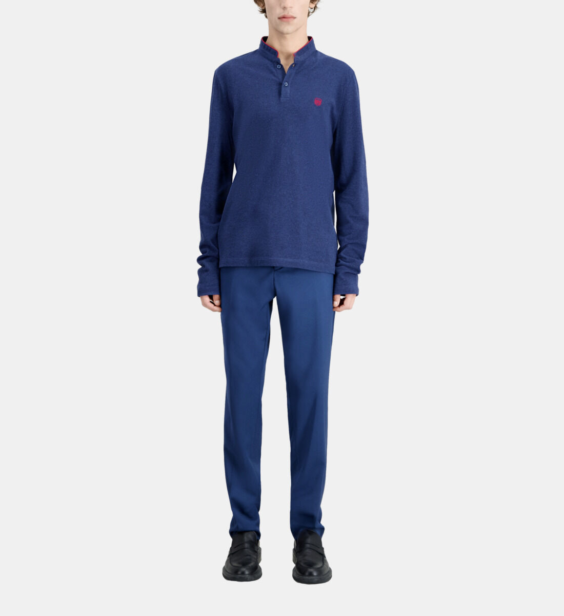 Camisa polo azul marino new arrivals
