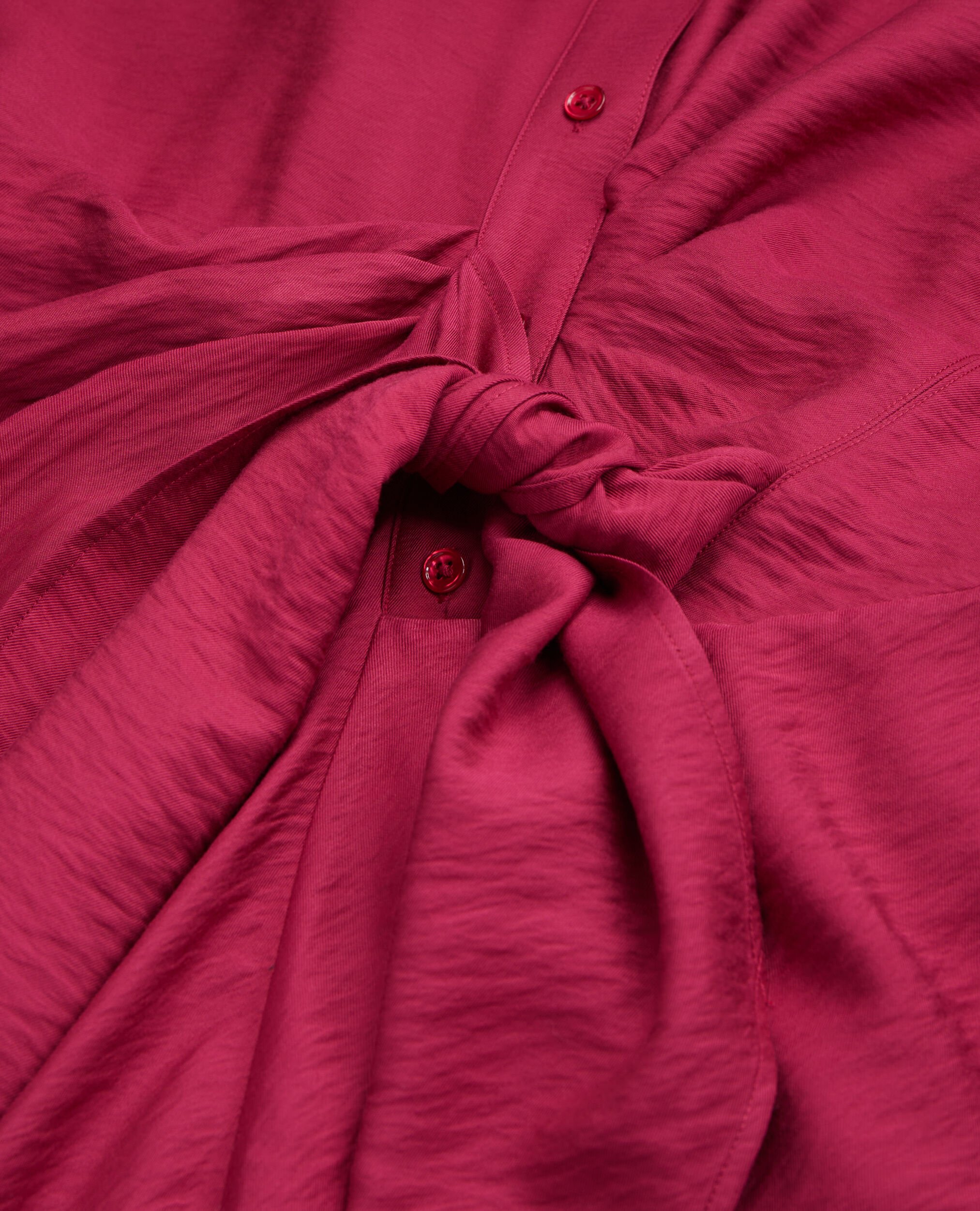 Robe courte rose avec drapé, RASPBERRY, hi-res image number null