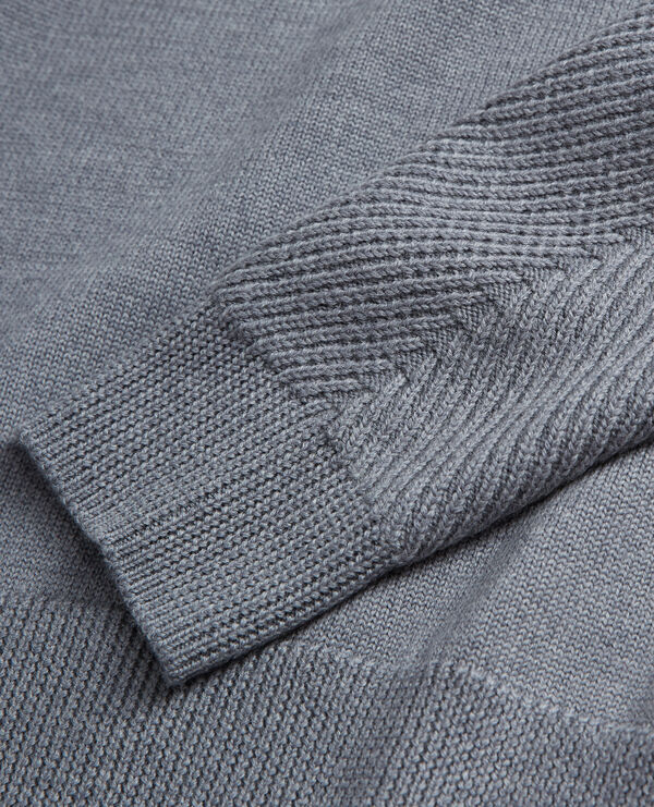 The Kooples HOMME MIDDLE GREY pull en laine gris