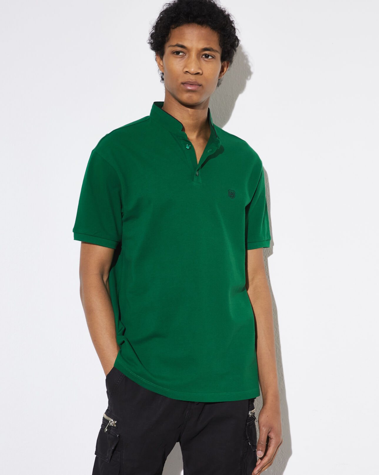 The Kooples MEN FOREST GREEN / BLACK null