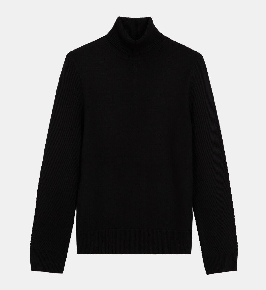 Black wool pullover discount