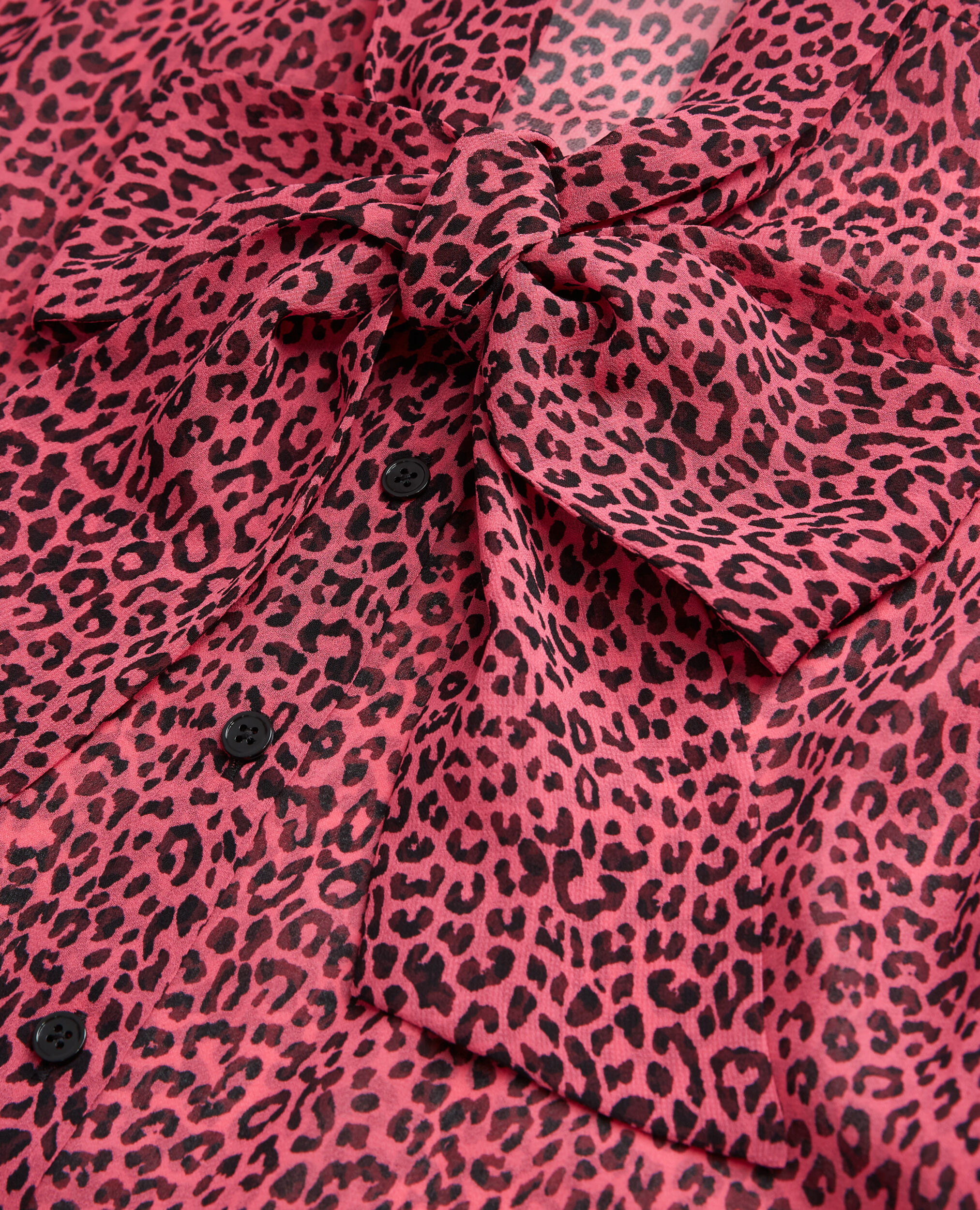 Pink leopard-print shirt, PINK BLACK, hi-res image number null