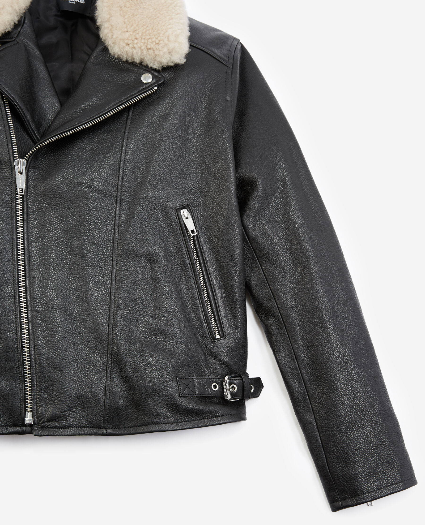 Kooples parka with fur collar hotsell